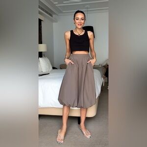 NWT Midi Bubble Skirt